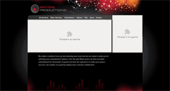 Desktop Screenshot of electrifyingprods.com